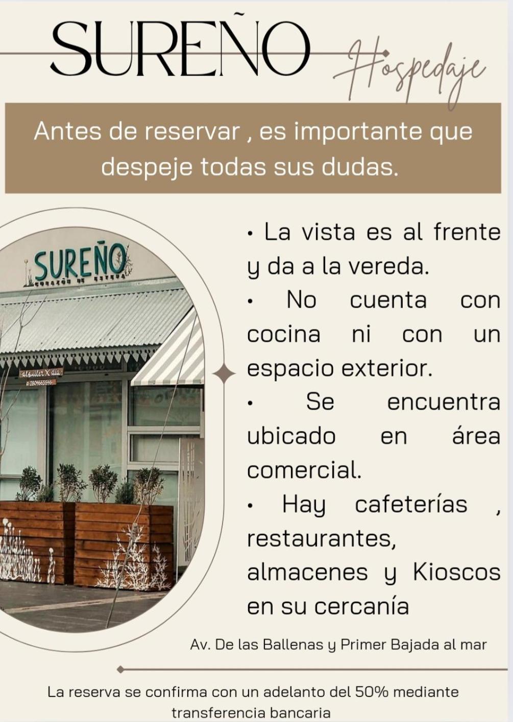 Puerto Pirámides Surenoアパートホテル エクステリア 写真